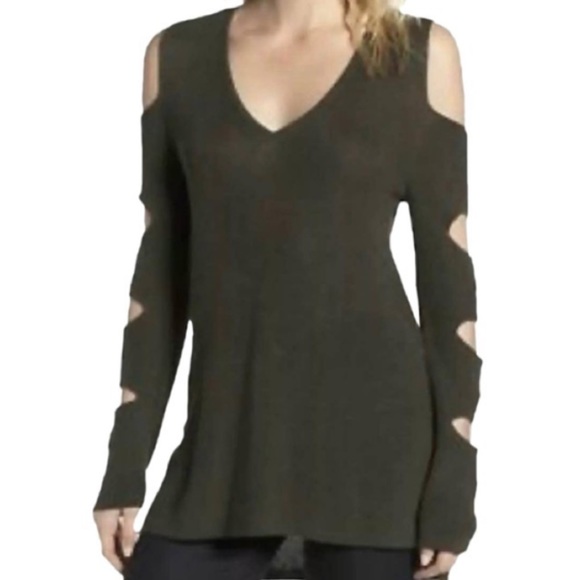 Stitches and Stripes Cut-Out Sweater - Picture 11 of 12